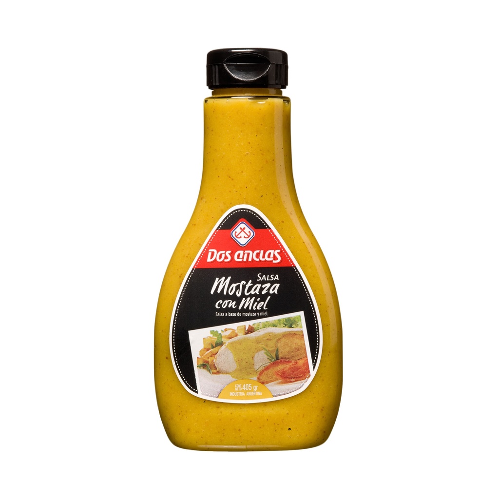 MOSTAZA CON MIEL DOS ANCLAS 400G S.TACC