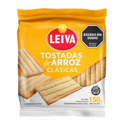TOSTADAS DE ARROZ LEIVA 150G S.TACC