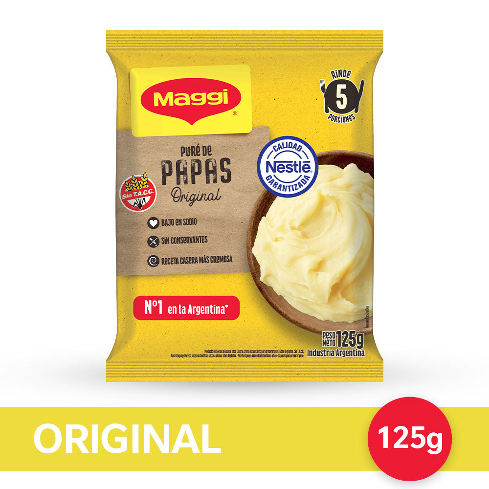 MAGGI PURE DE PAPAS S.TACC 125GR