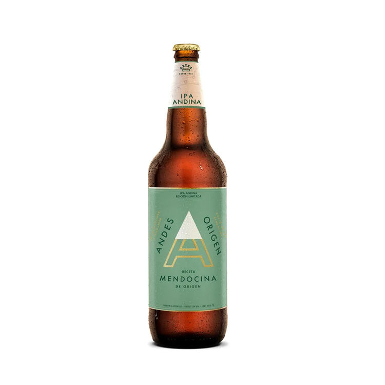 CERVEZA ANDES ORIGEN IPA 1L