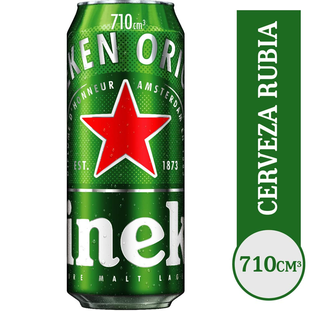 CERVEZA HNK LATA 710CC