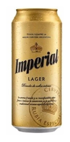 CERVEZA IMPERIAL LAGER LATA 473CC