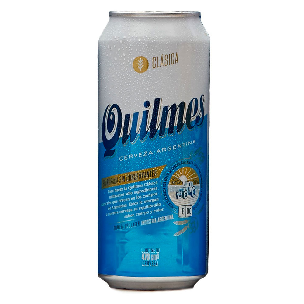 CERVEZA QUILMES CLASICA LATA 473CC