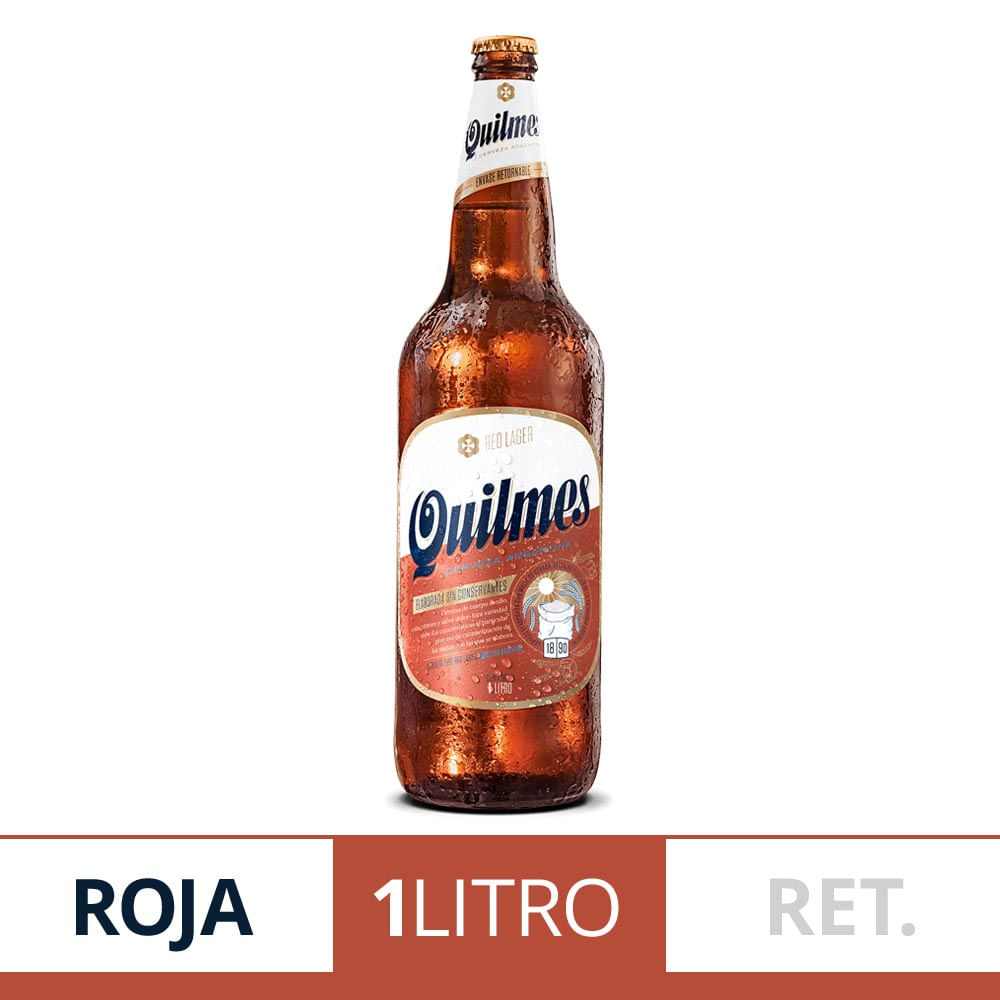 CERVEZA QUILMES RED LAGER 1L