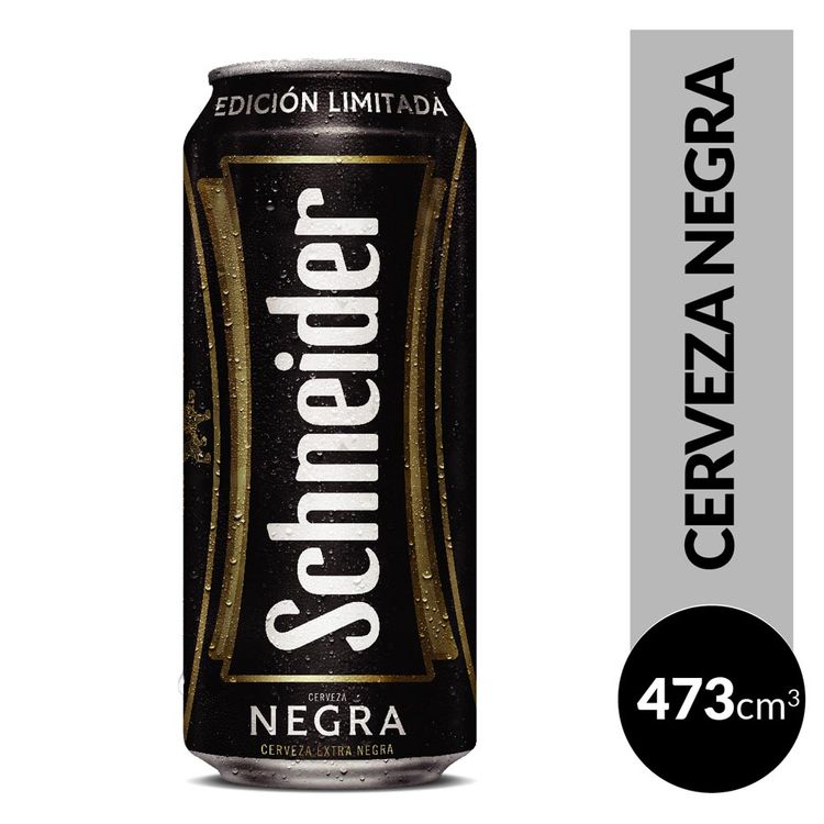 CERVEZA SCHNEIDER NEGRA LATA 473CC