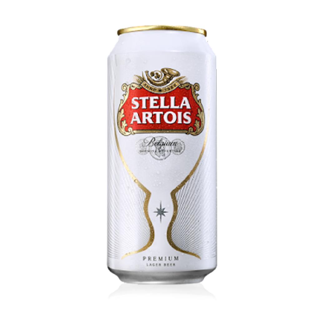 CERVEZA STELLA  A. LATA 473CC