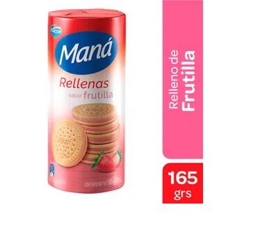 GALLETA MANA RELLENA FRUTILLA 152GR.