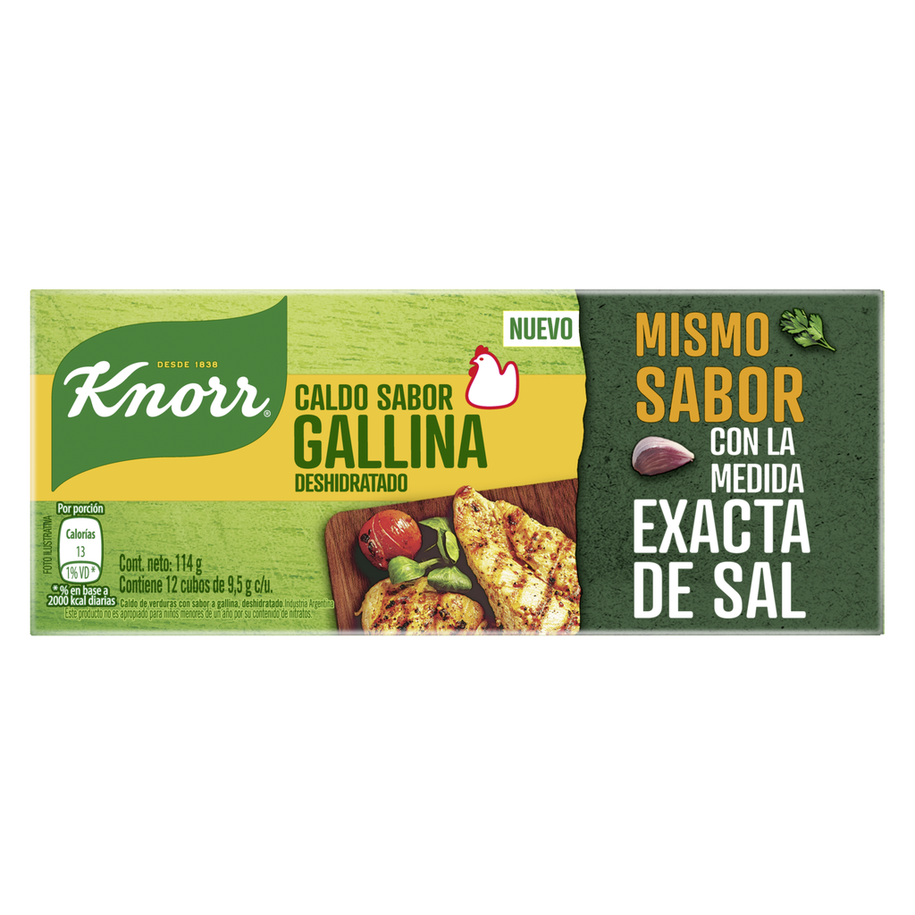 KNORR CALDO DE GALLINA X12 114G