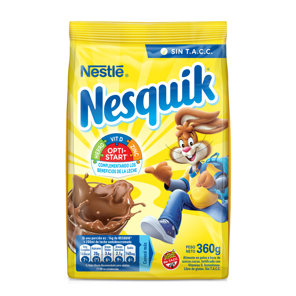 CHOCOLATE NESQUIK 360GR S.TACC