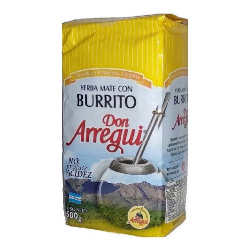 YERBA MATE BURRITO DON ARREGUI 500G