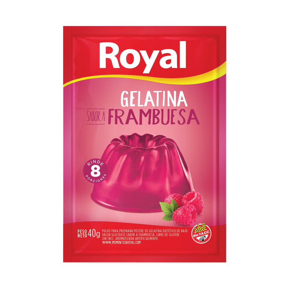 GELATINA FRAMBUESA ROYAL 25GR.