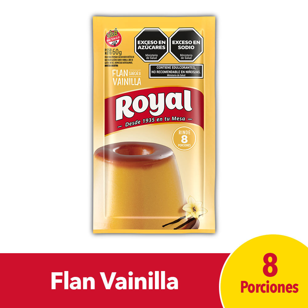 FLAN SABOR VAINILLA S/TAAC 60GR.