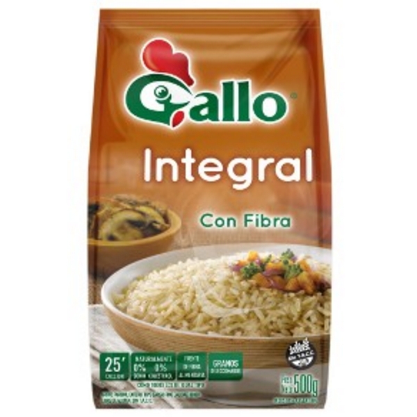 ARROZ GALLO INTEGRAL 500G