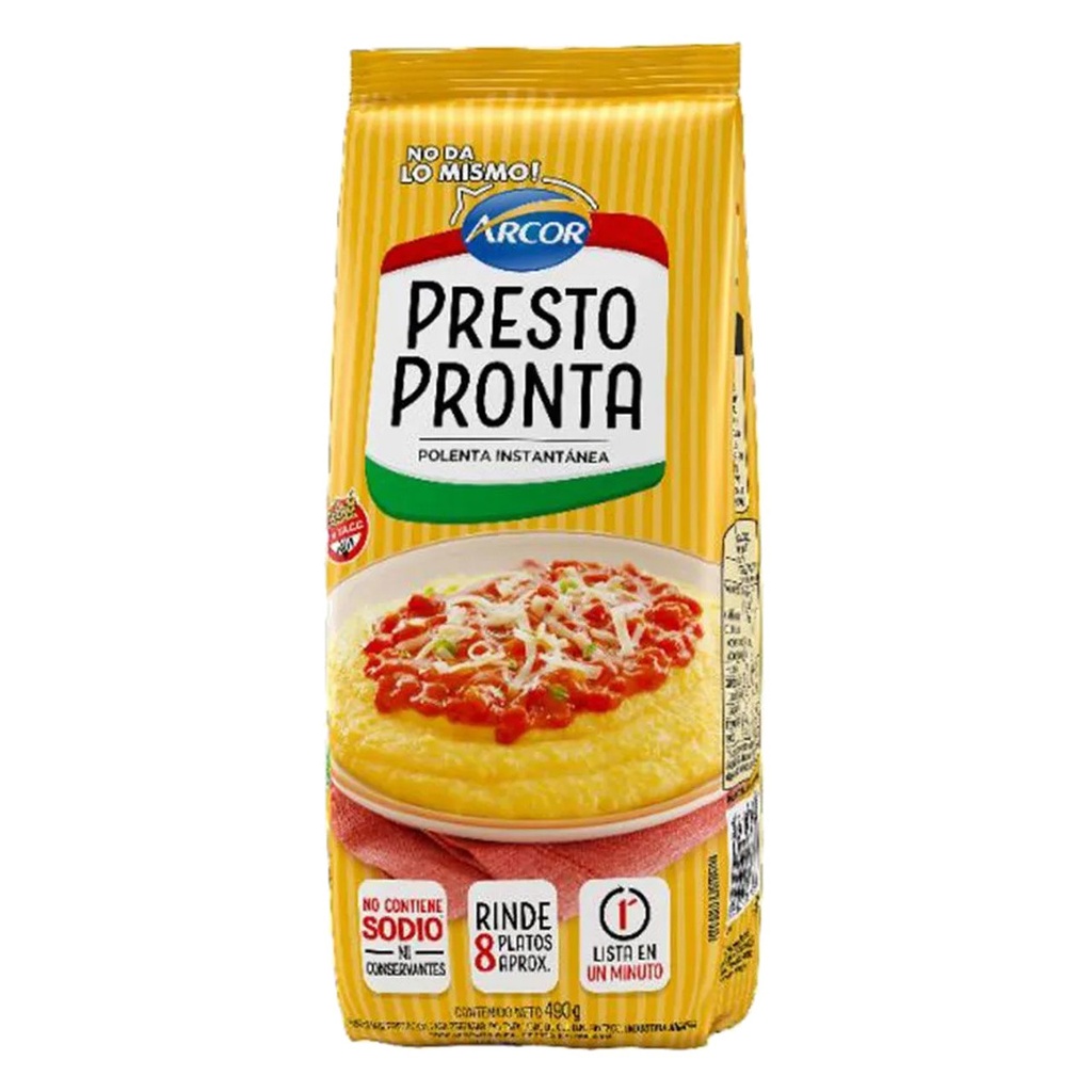 POLENTA PRESTO PRONTA S.TACC 490G