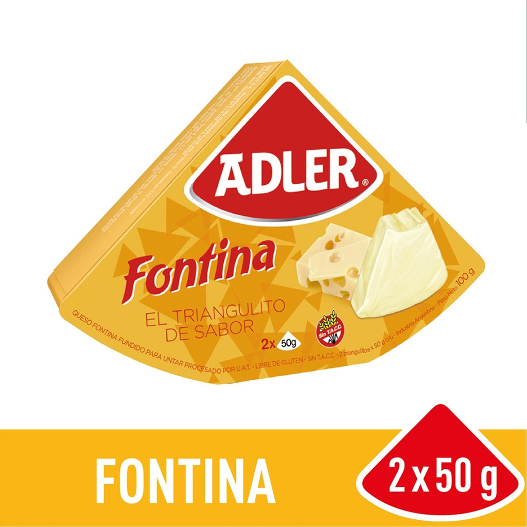 QUESO ADLER FONTINA S.TACC 100G