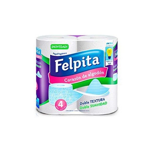 PAPEL HIGIENICO FELPITA X4 30M