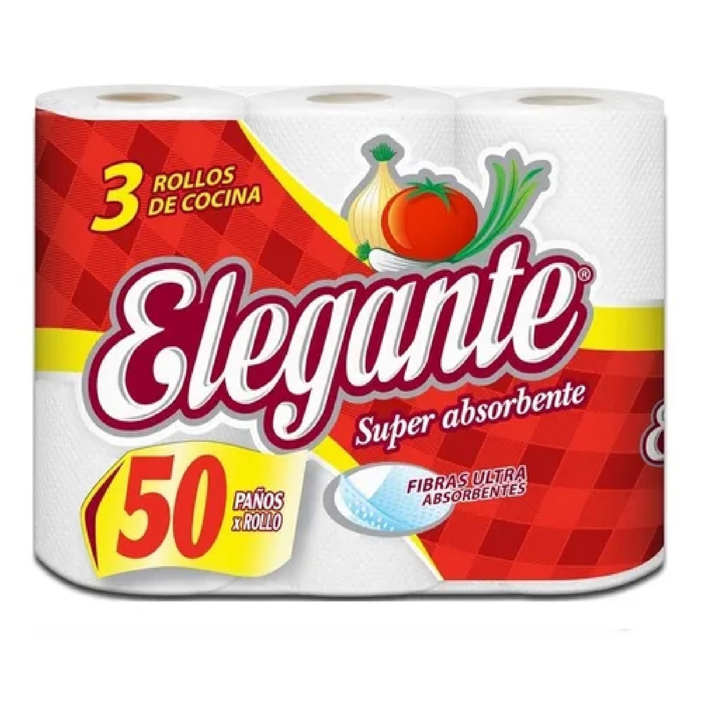 ROLLO DE COCINA ELEGANTE X3 150P.