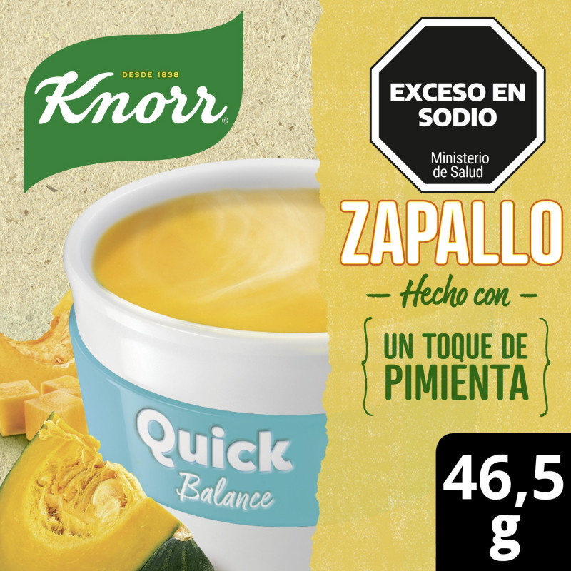 KNORR SOPA BALANCE ZAPALLO  45,5GR