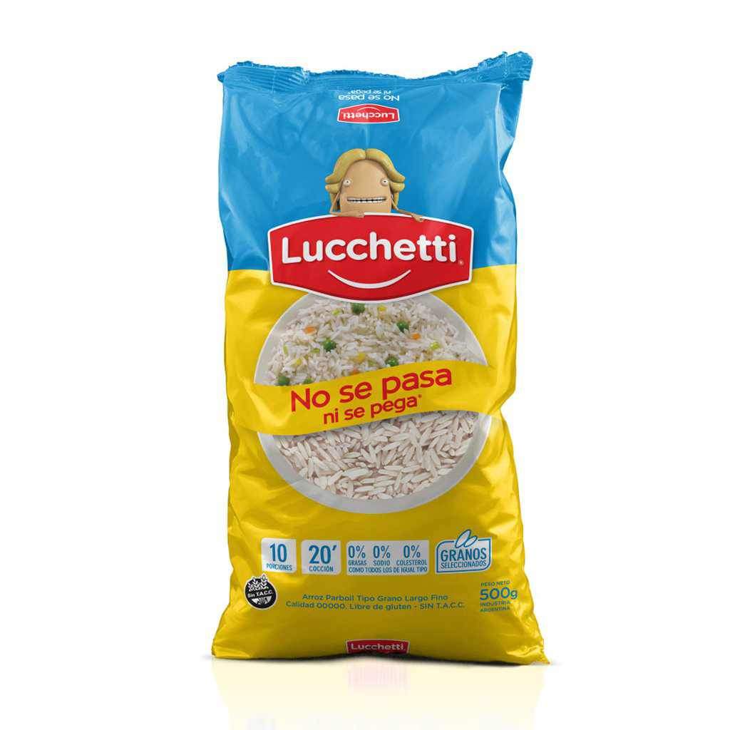 ARROZ LUCCHETTI PARBOIL 500G S.TACC