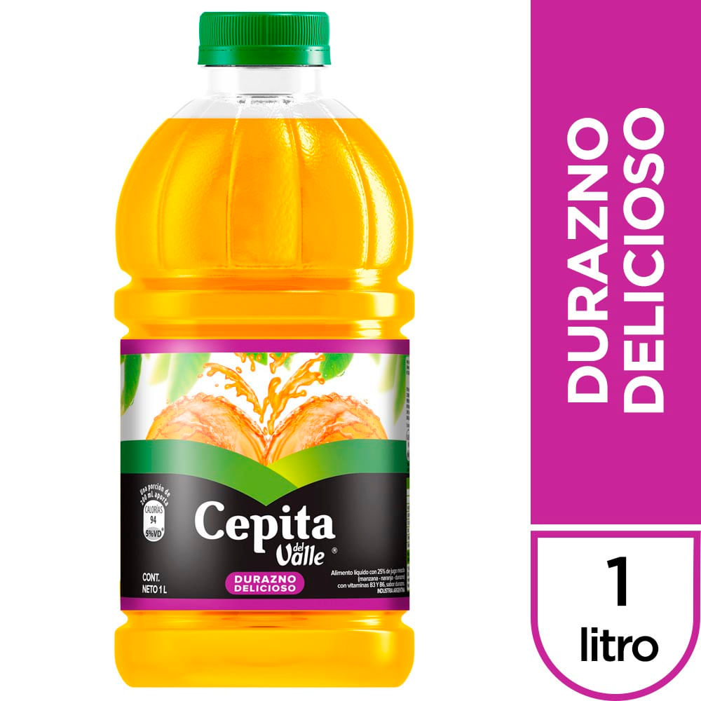 JUGO CEPITA DURAZNO 1L