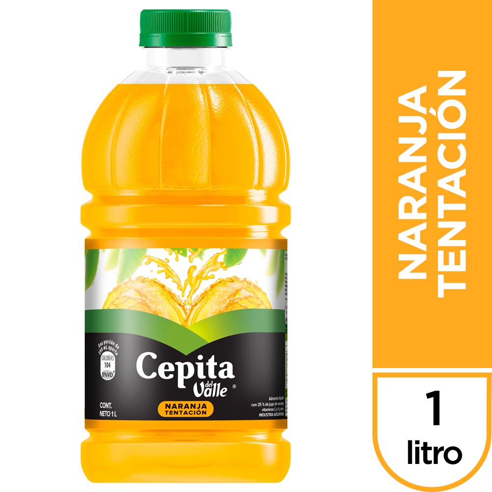 JUGO CEPITA TENT. NARANJA 1L