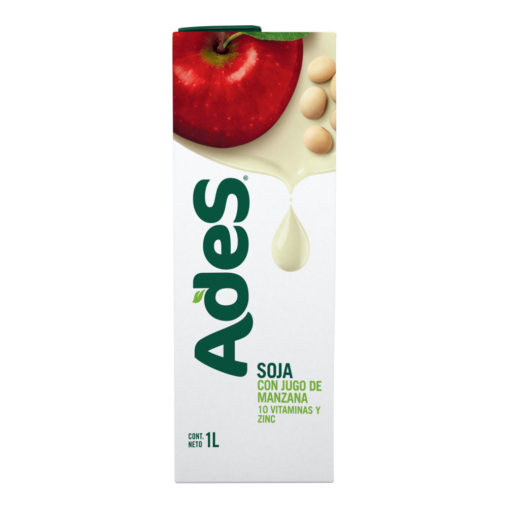 JUGO ADES MANZANA 1LT