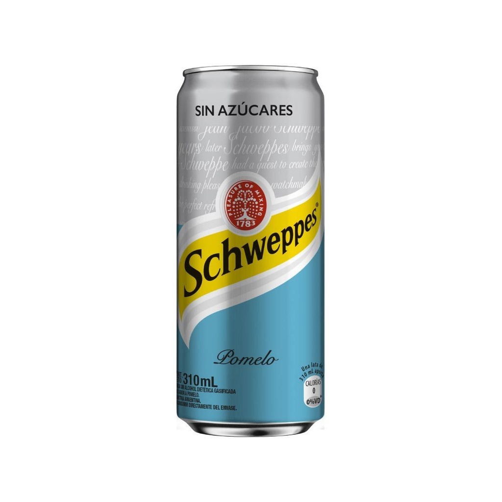 SCHWEPPERS POMELO LATA S.A. 310CC.