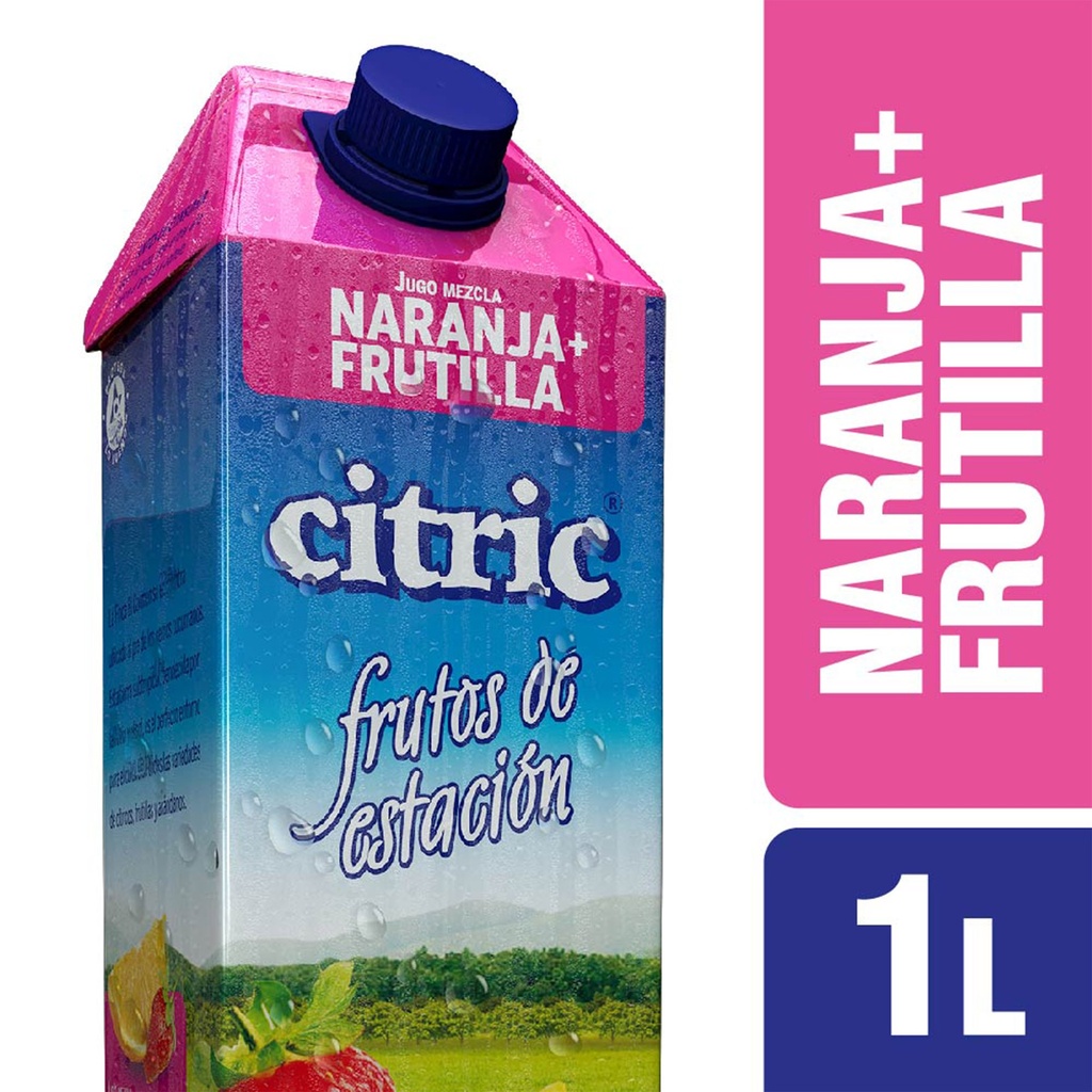 JUGO CITRIC NARANJA FRUTILLA 1LT