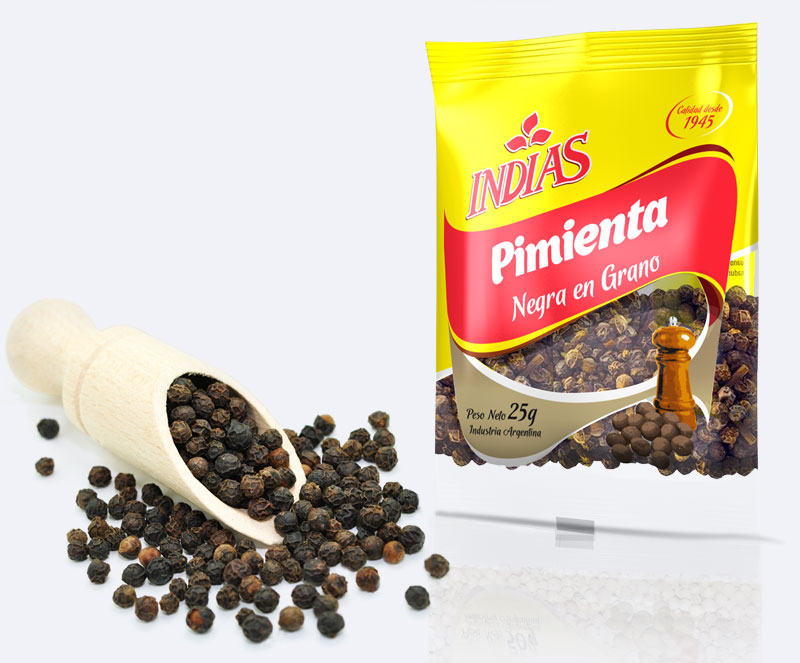 PIMIENTA NEGRA GRANO INDIAS 25G