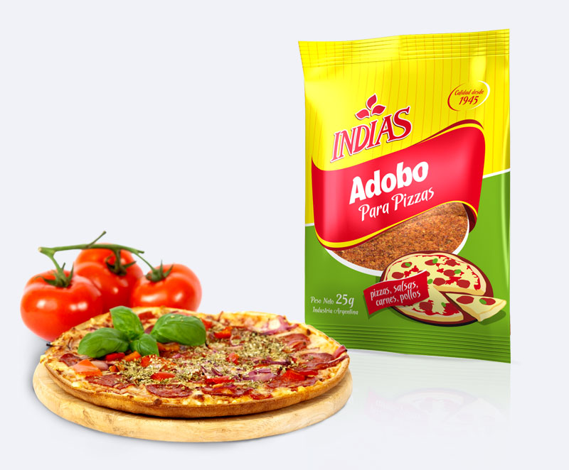 ADOBO PARA PIZZA INDIAS 25G