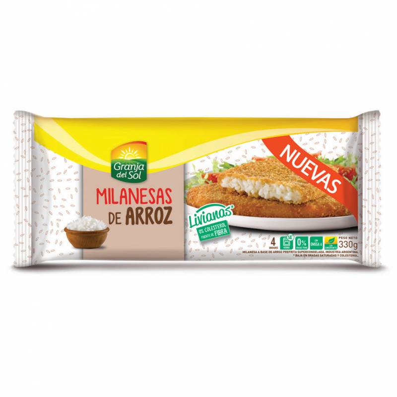 G.D.S. MILANESA ARROZ X4 330G