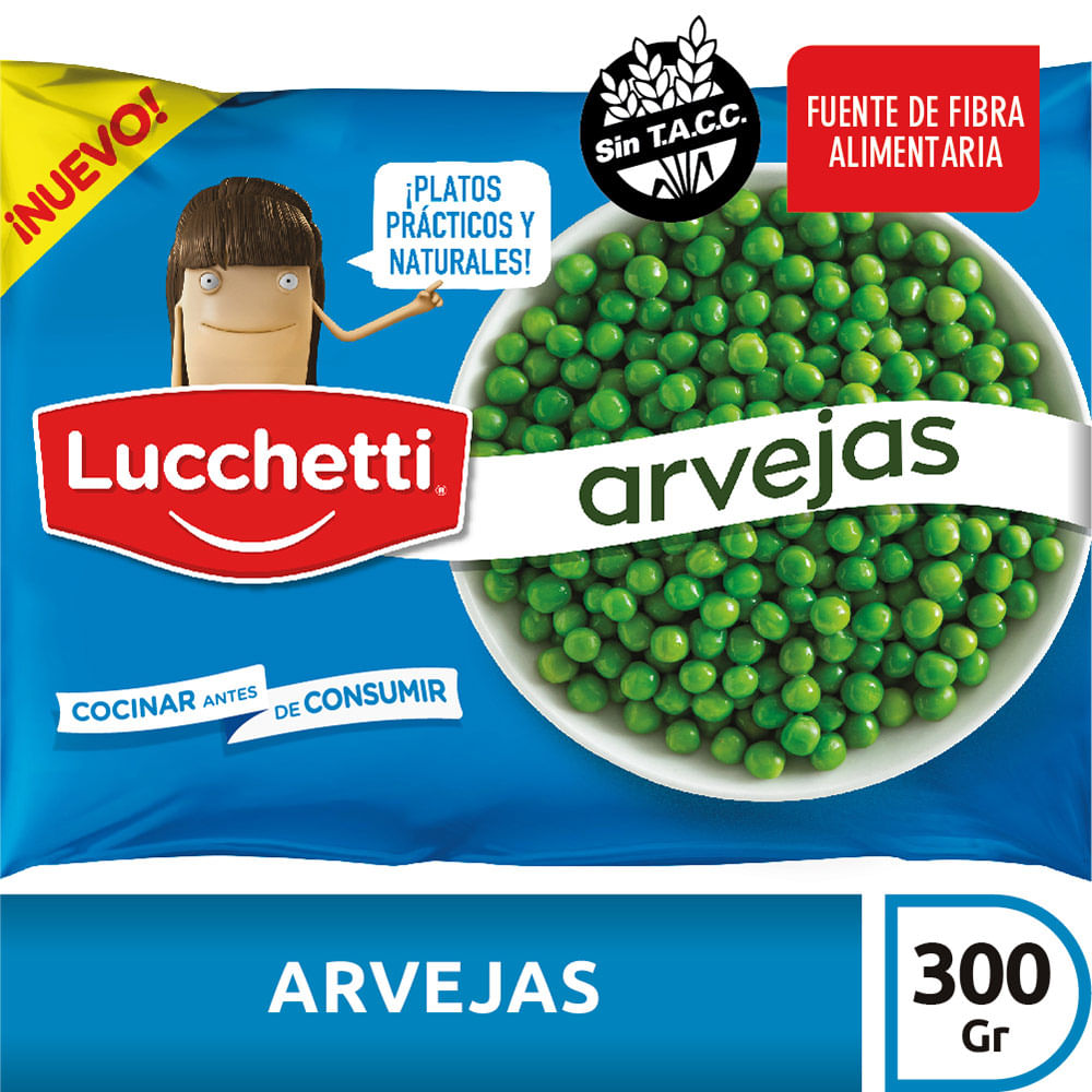 LUCCHETTI ARVEJAS 300G S.TACC