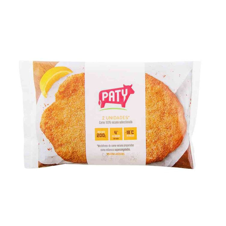 MILANESA CARNE PATY X2 200G