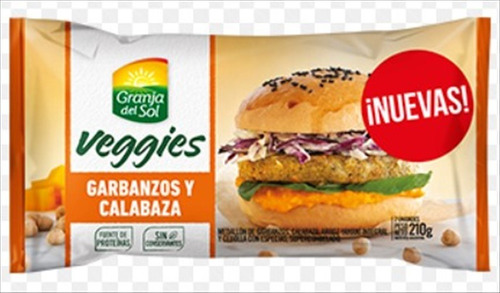 G.D.S. VEGGIES GARBANZO Y CALABAZA X4 420G