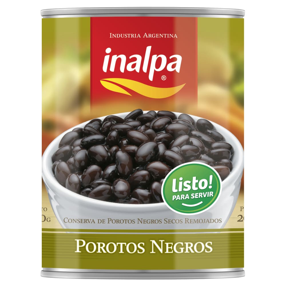 POROTOS NEGRO INALPA LATA 300GR