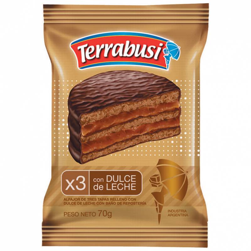 ALFAJOR TRIPLE TERRABUSI D.D.L. 70G