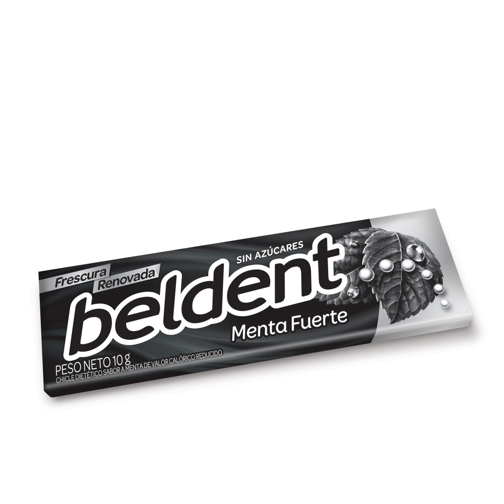 CHICLE BELDENT MENTA FUERTE 10G