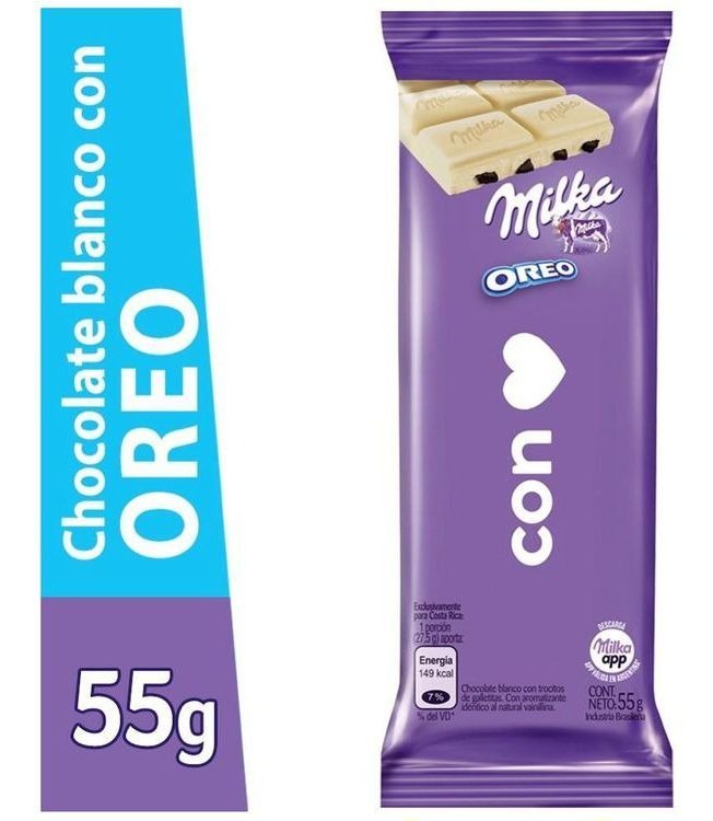 CHOCOLATE MILKA OREO 55G