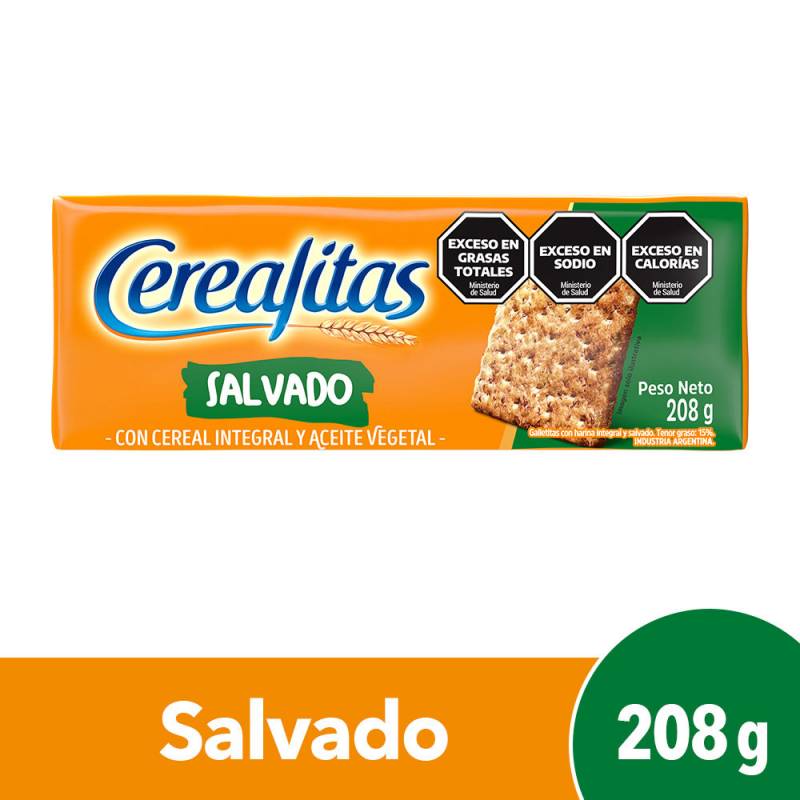 GALLETA CEREALITAS SALVADO 208G