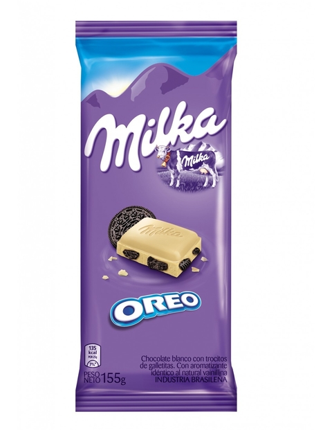 CHOCOLATE MILKA OREO BLANCO 155G