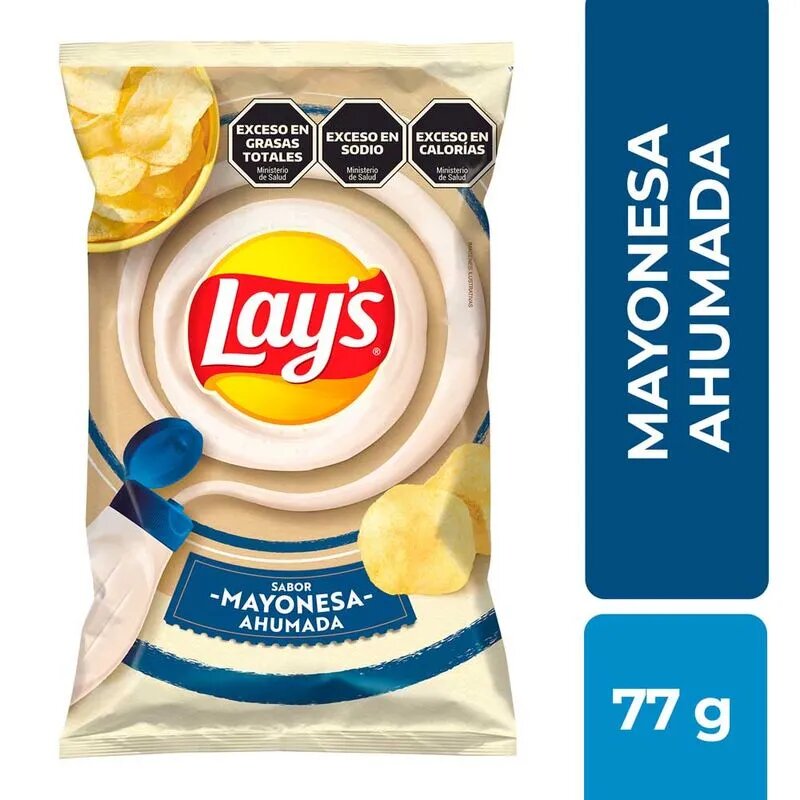 LAYS MAYONESA AHUMADA 77G