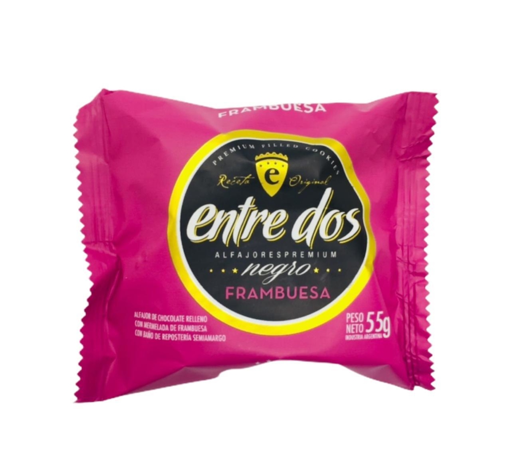 ALFAJOR ENTRE DOS FRAMBUESA 55G