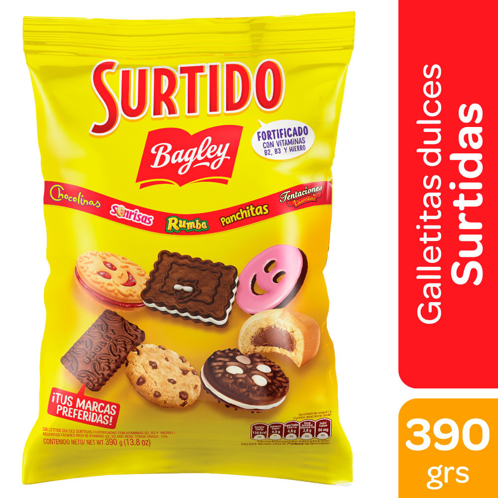 GALLETA SURTIDO BAGLEY 400G