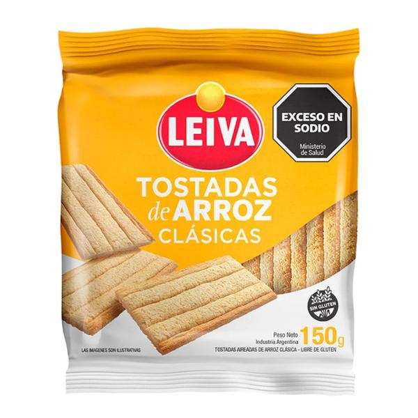 TOSTADAS DE ARROZ LEIVA 150G S.TACC