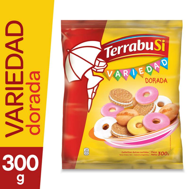 TERRABUSI VARIEDAD DORADA 300G