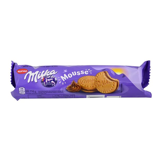 GALLETA MILKA MOUSSE CHOCO 116G