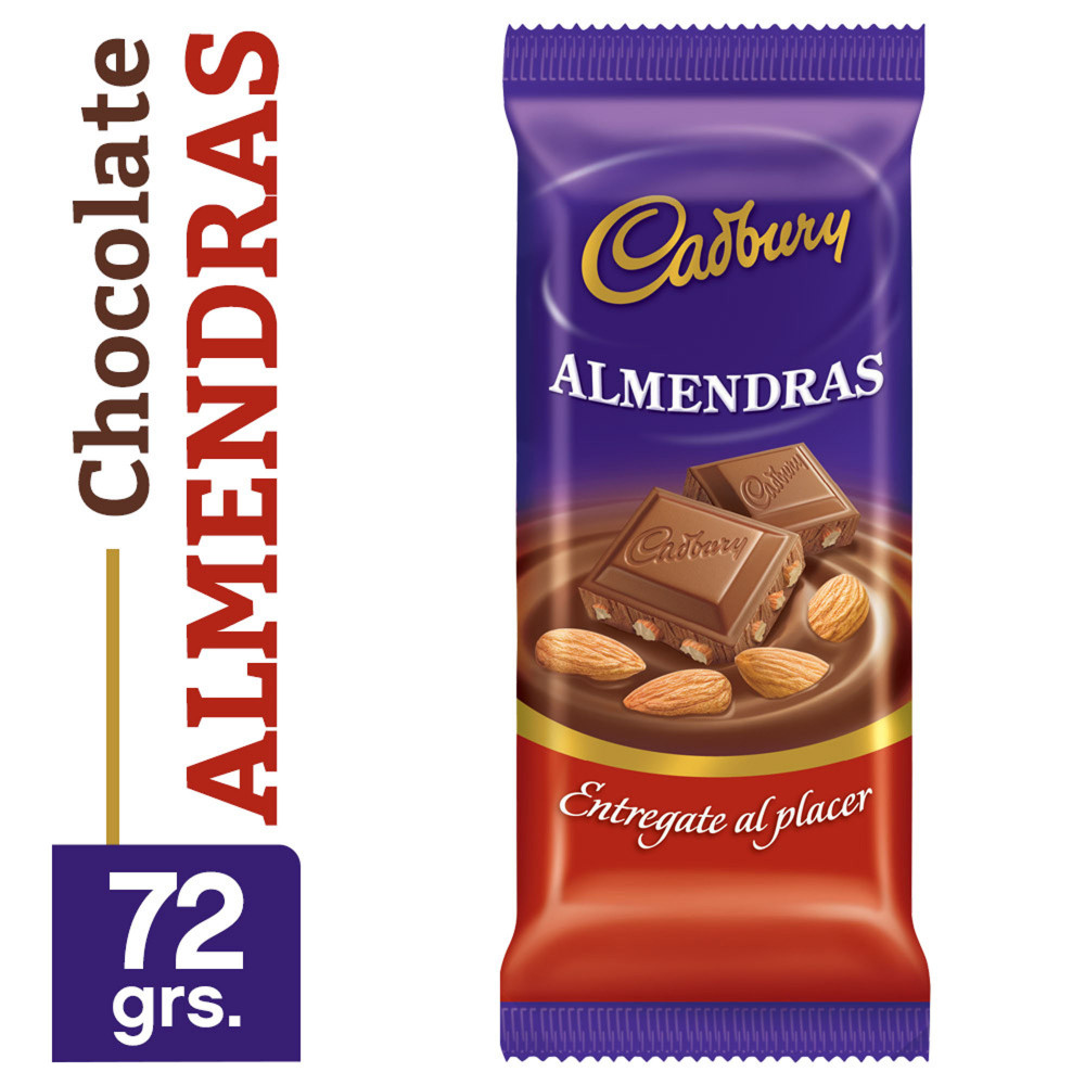 CHOCOLATE CADBURY ALMENDRAS S.TACC 82G