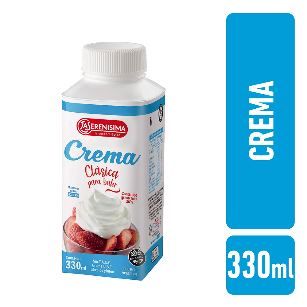 CREMA DE LECHE LS 330G S.TACC