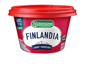 QUESO LS FINLANDIA JAMON Y PARMESANO 180G S.TACC