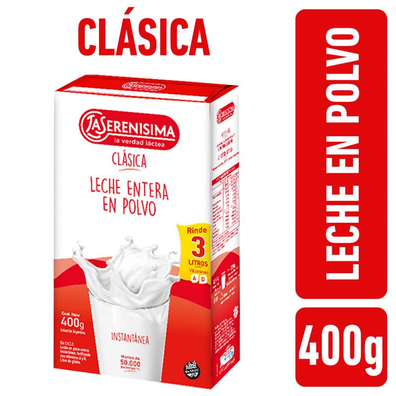 LS LECHE POLVO ENTERA 400G S.TACC